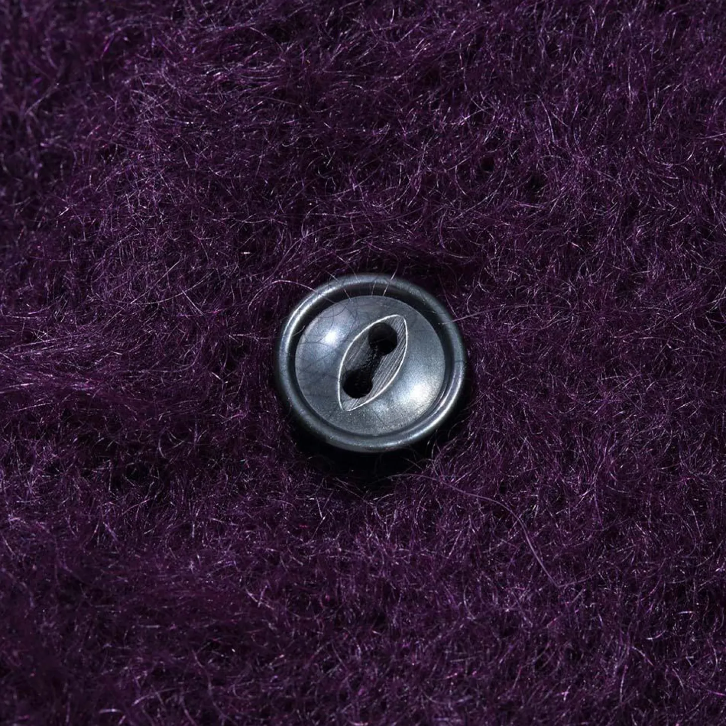 The Real McCoy's Joe McCoy Mohair Cardigan Purple