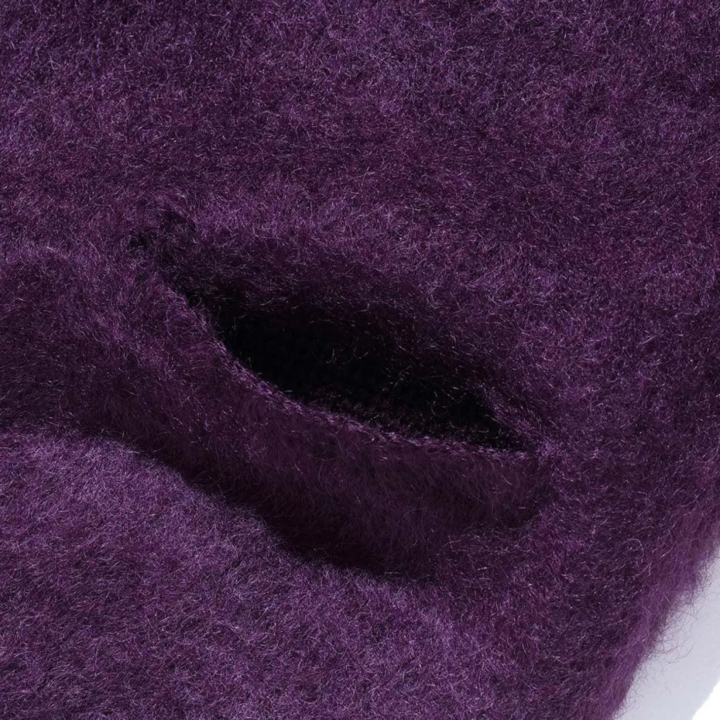 The Real McCoy's Joe McCoy Mohair Cardigan Purple