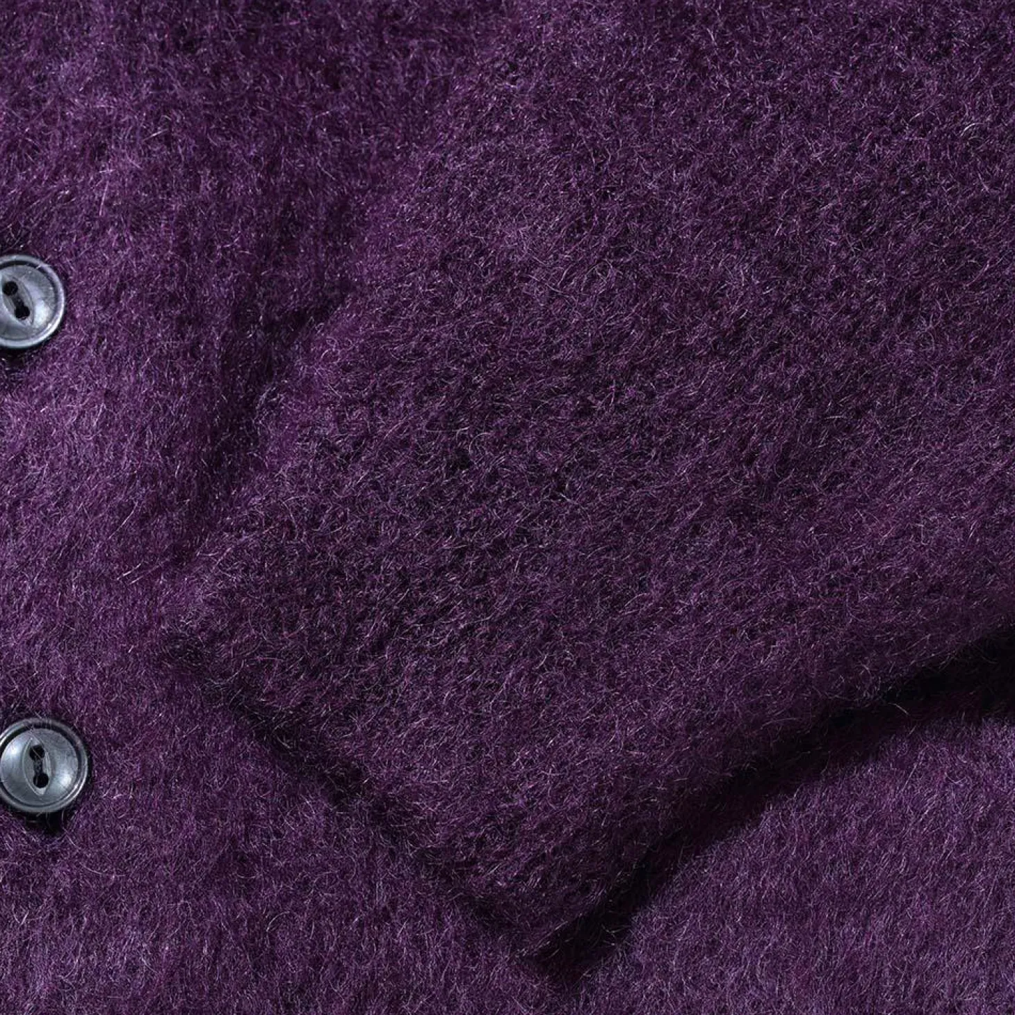 The Real McCoy's Joe McCoy Mohair Cardigan Purple