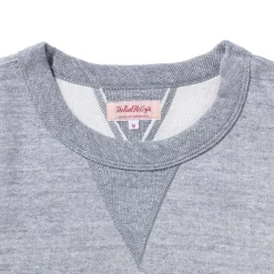 The Real McCoy's Loopwheel Crewneck Sweatshirt Grey