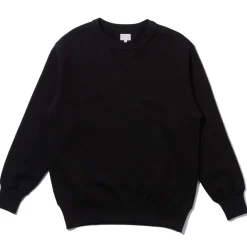 The Real McCoy's 10.oz Loopwheel Sweatshirt Black