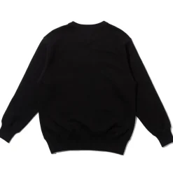 The Real McCoy's 10.oz Loopwheel Sweatshirt Black