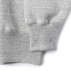 The Real McCoy's 10.oz Loopwheel Sweatshirt Grey