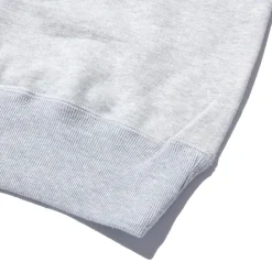 The Real McCoy's 9.oz Loopwheel Raglan Sleeve Sweatshirt Ash Grey