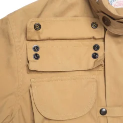 The Real McCoy's Photographers Utility Jacket Beige