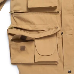 The Real McCoy's Photographers Utility Jacket Beige