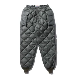 The Real McCoy's Quilted Down Trousers Olive