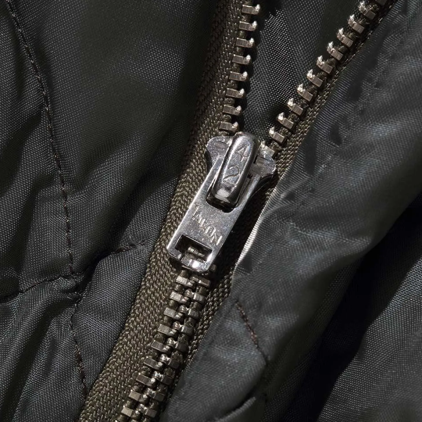 The Real McCoy's Quilted Down Trousers Olive