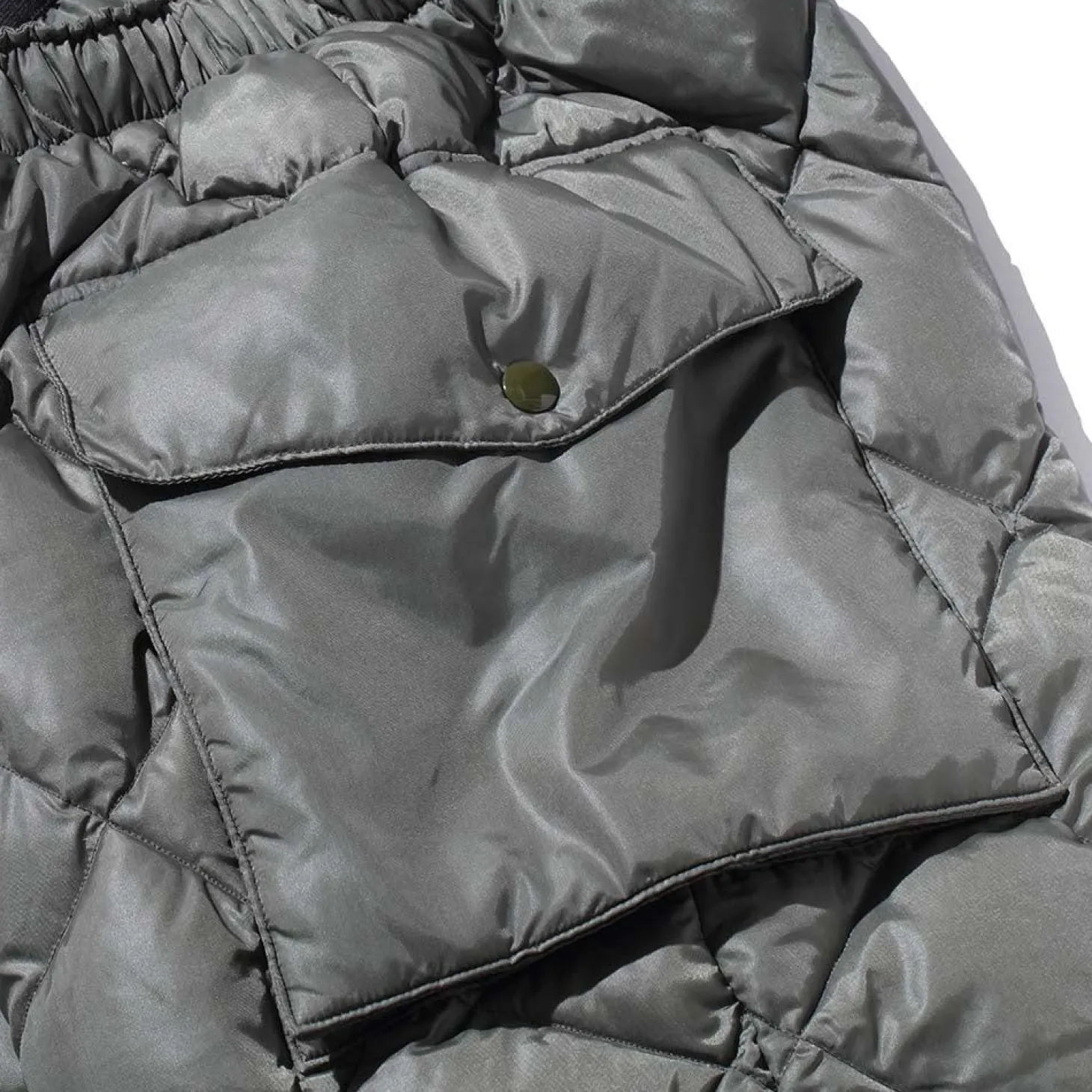 The Real McCoy's Quilted Down Trousers Olive