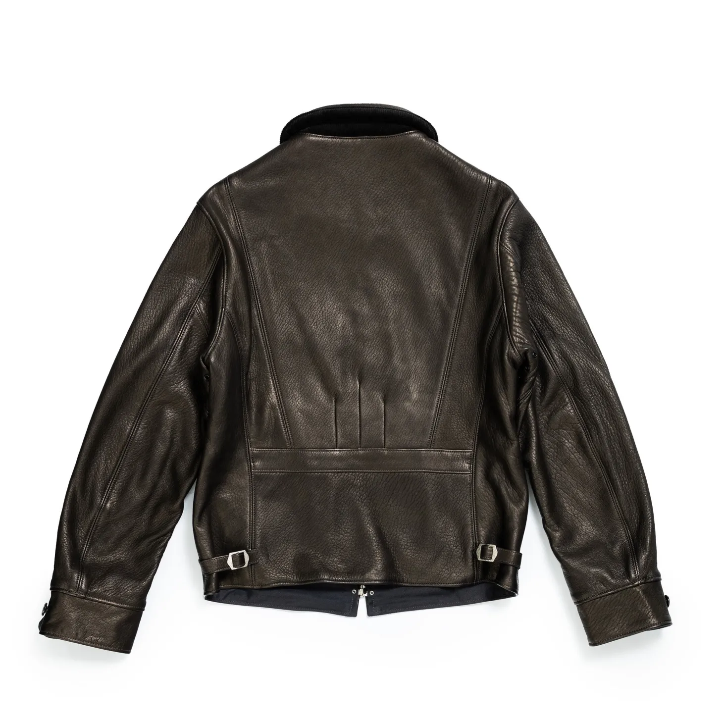 The Real McCoy's 30s Sports Jacket / Freeman Deerskin Black
