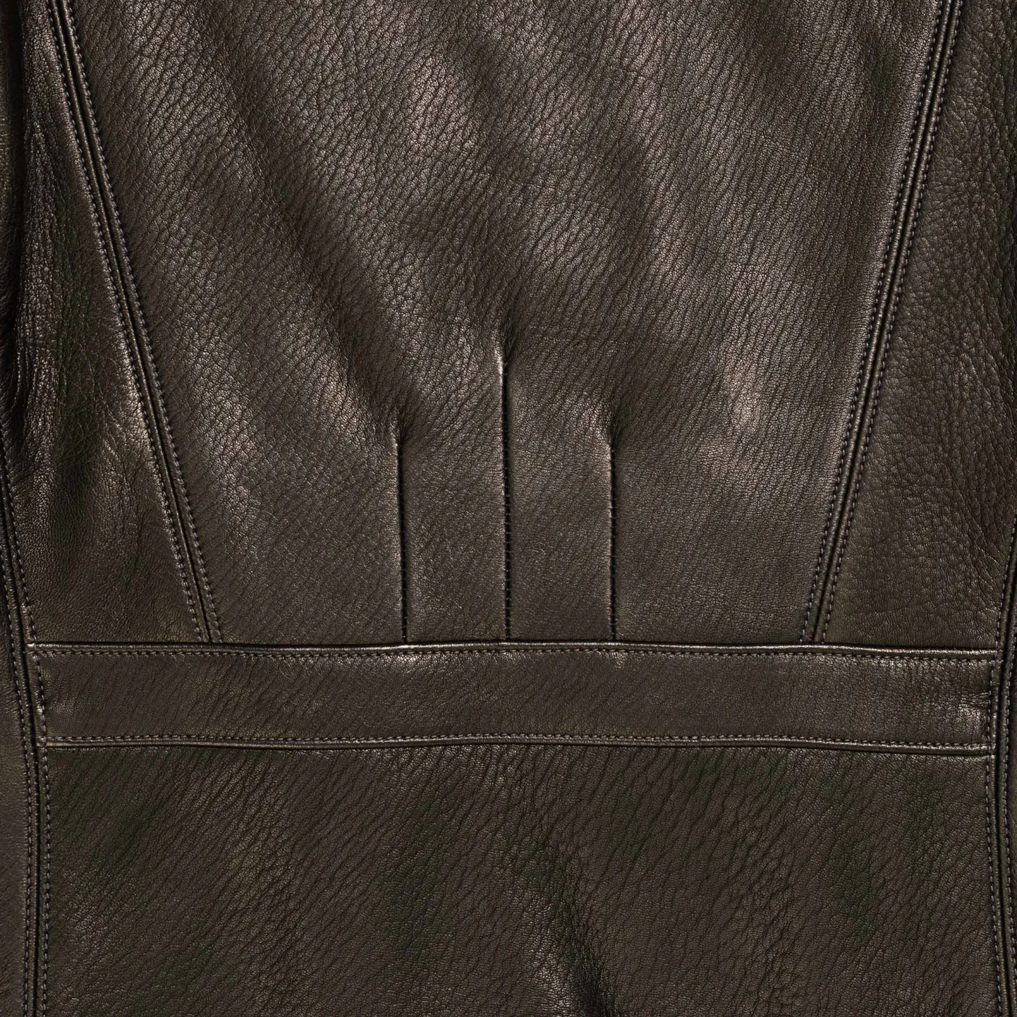 The Real McCoy's 30s Sports Jacket / Freeman Deerskin Black
