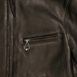 The Real McCoy's 30s Sports Jacket / Freeman Deerskin Black