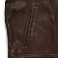 The Real McCoy's 30s Sports Jacket / Freeman Deerskin Brown