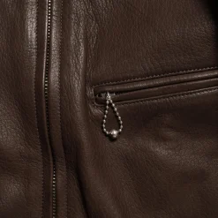 The Real McCoy's 30s Sports Jacket / Freeman Deerskin Brown