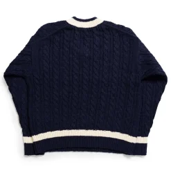 The Real McCoy's Tilden Knit Sweater Navy