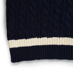 The Real McCoy's Tilden Knit Sweater Navy