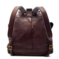 Vasco Leather Army Rucksack Brown