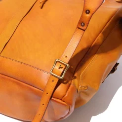 Vasco Leather Army Rucksack Mustard Camel