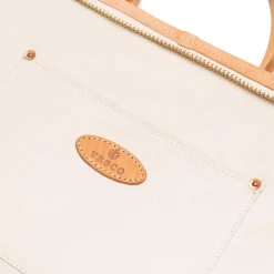 Vasco Leather Document Briefcase Natural