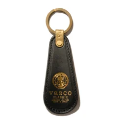 Vasco Leather Mini Voyage Shoe Horn Black