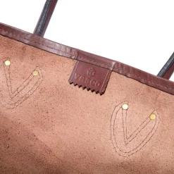 Vasco Leather Old Tote Bag Brown