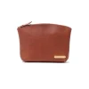 Vasco Leather Travel Pouch Camel