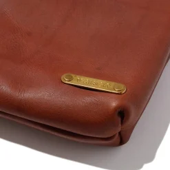 Vasco Leather Travel Pouch Camel