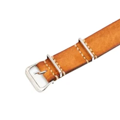 Vasco VSCC-640G10 Leather NATO Watch Strap Natural