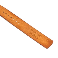 Vasco VSCC-640G10 Leather NATO Watch Strap Natural