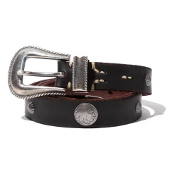 Vintage Works DH5738 CH-1 Chasin' Belt Black