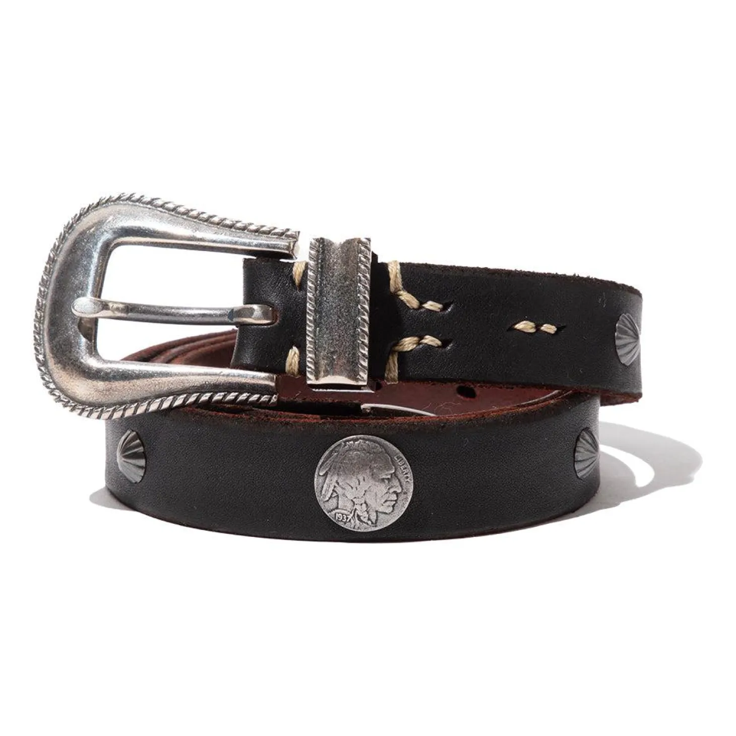 Vintage Works DH5738 CH-1 Chasin' Belt Black