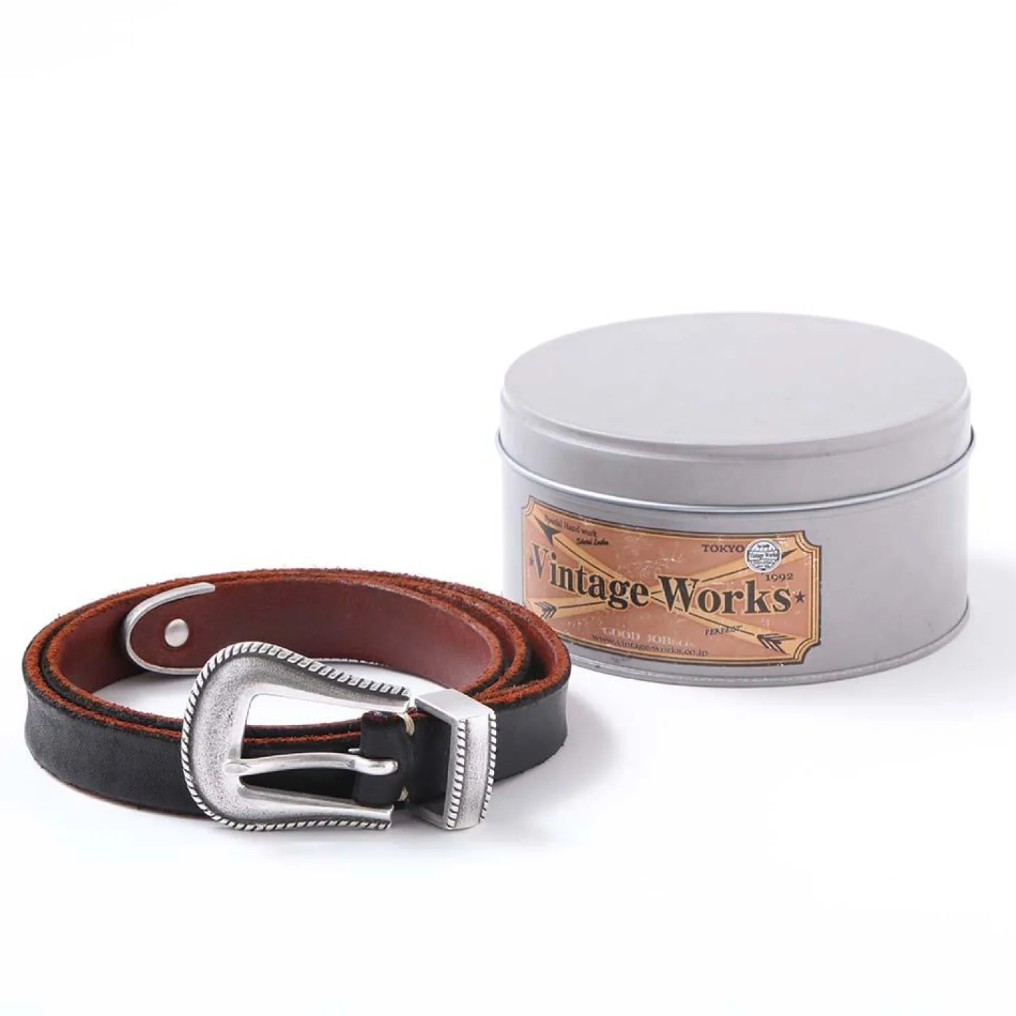 Vintage Works DH5738 Chasin' Belt Black