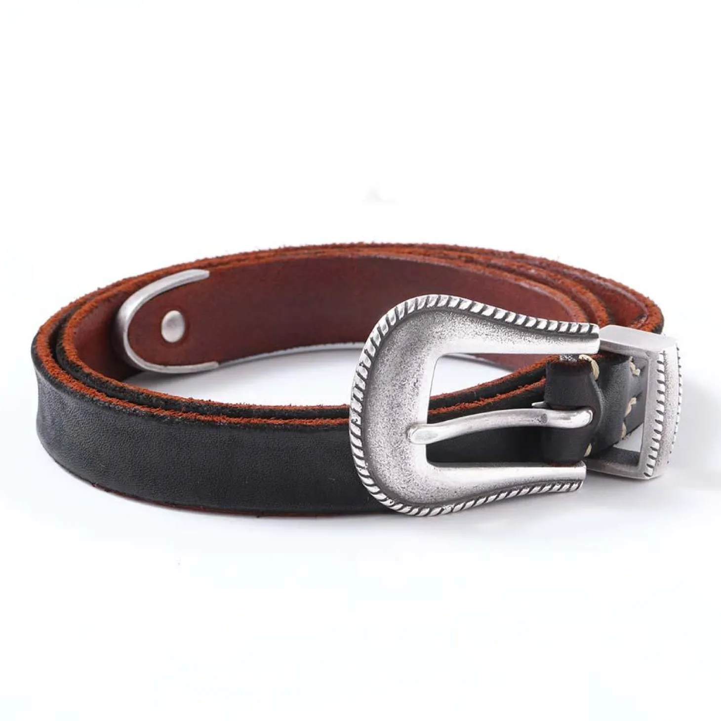 Vintage Works DH5738 Chasin' Belt Black