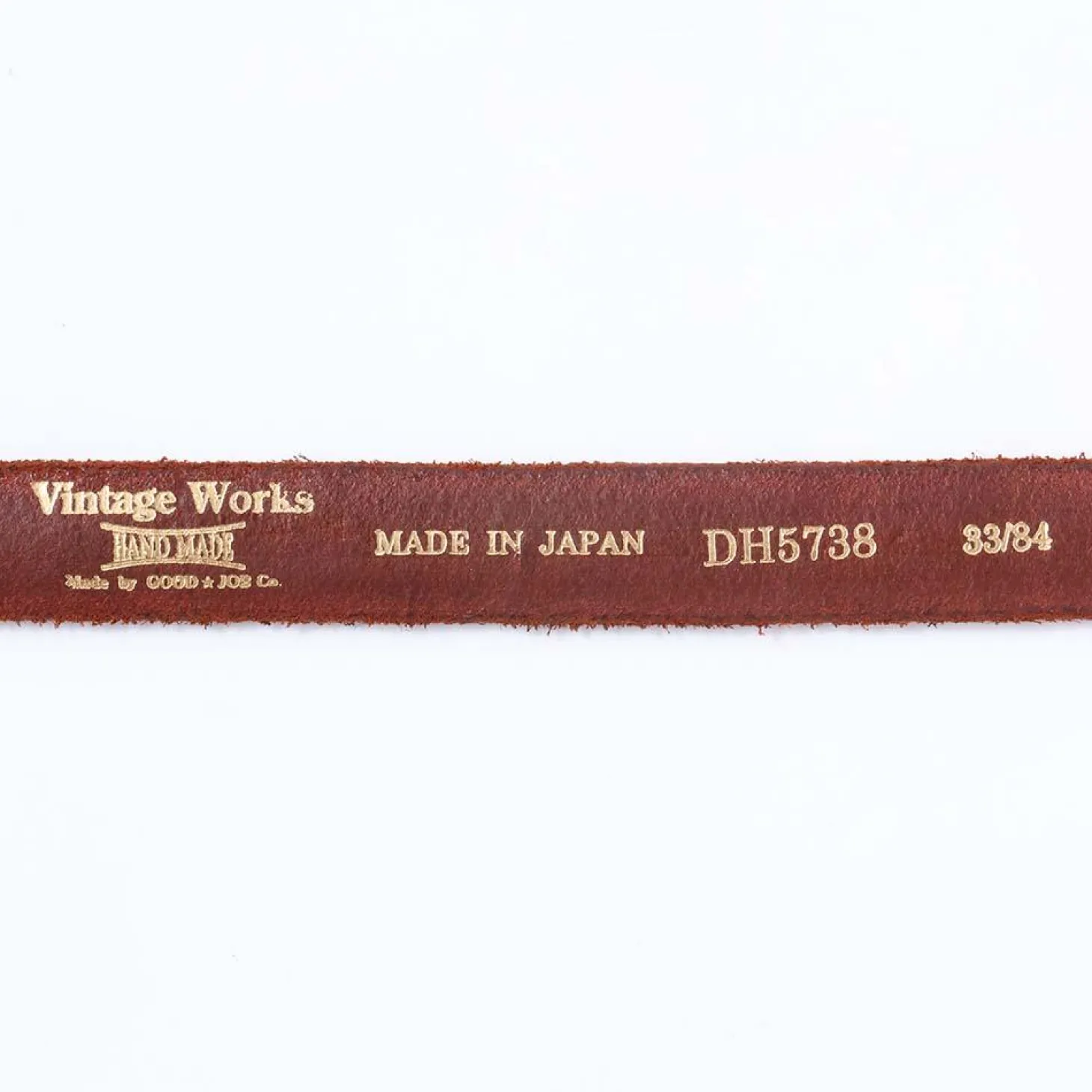 Vintage Works DH5738 Chasin' Belt Black