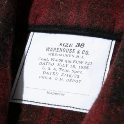 Warehouse & Co Lot. 2217 C.C.C. Jacket Buffalo Check Red