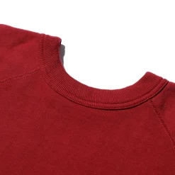 Warehouse & Co Lot. 4085 S/S Sweatshirt Burgundy