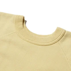 Warehouse & Co Lot. 4085 S/S Sweatshirt Light Yellow