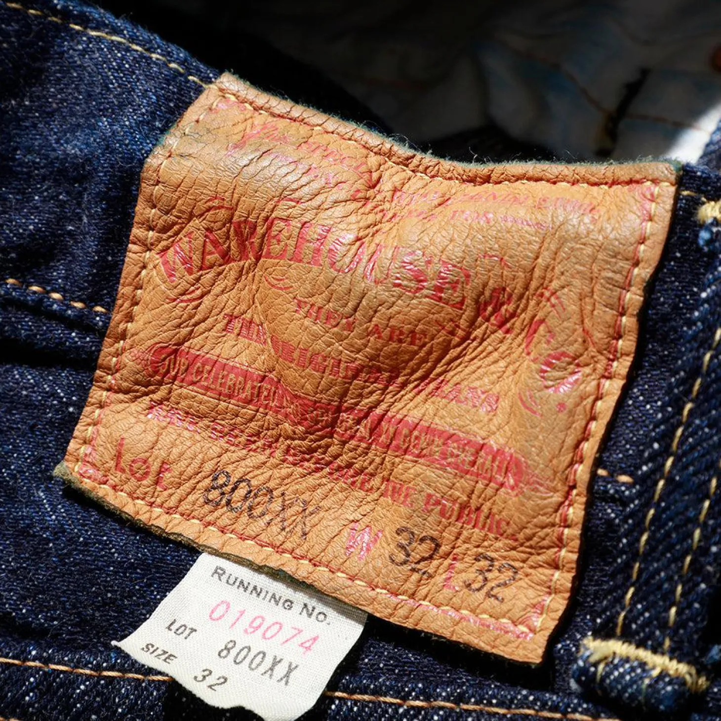 Warehouse & Co . Regular Straight 800XX Jeans One Wash