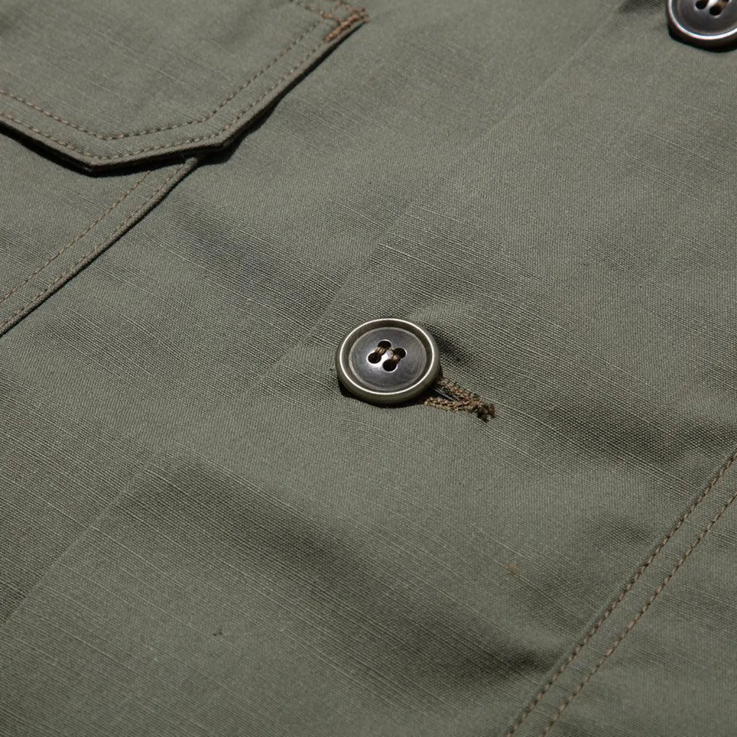 Warehouse & Co x John Gluckow Warehouse & Co. x John Gluckow PX Poplin Shirt Olive