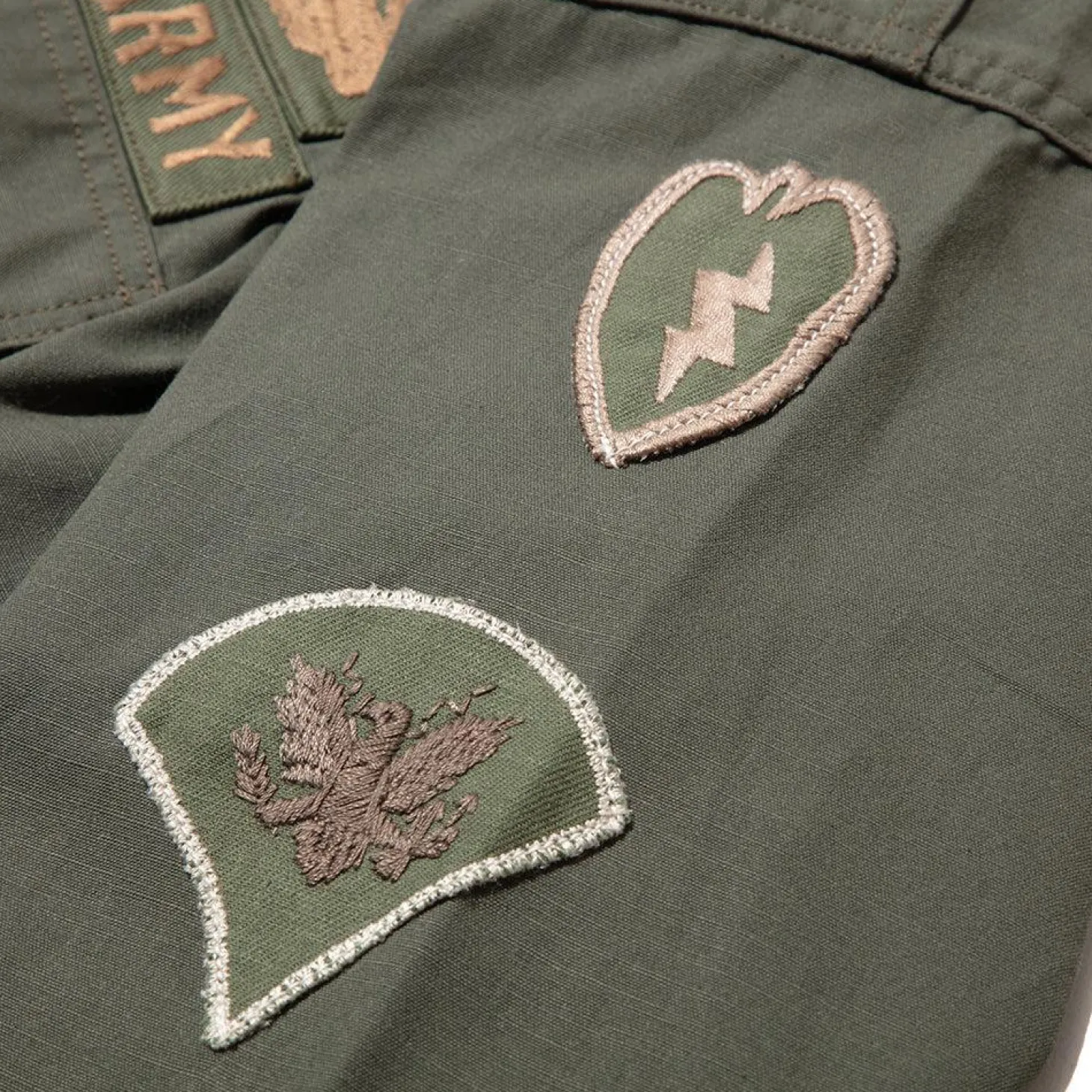 Warehouse & Co x John Gluckow Warehouse & Co. x John Gluckow PX Poplin Shirt Olive