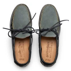 Yuketen Canoe Moc w/ Camp Sole Black x Stone Wash Denim