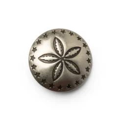 Yuketen Nickel Silver Concho Pin 7 (1.5")