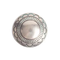 Yuketen Nickel Silver Concho Pin 5 (1.5")