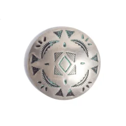 Yuketen Nickel Silver Concho Pin 2 (1.5")