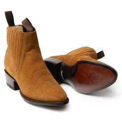 Yuketen Pancho Boot Golden Brown Suede