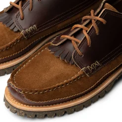 Yuketen Semi Handsewn Maine Guide Ox DB w/Kiltie FO Snuff x G Brown