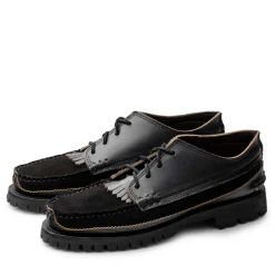 Yuketen Semi Handsewn Maine Guide Ox DB w/Kiltie Black