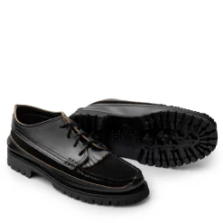 Yuketen Semi Handsewn Maine Guide Ox DB w/Kiltie Black